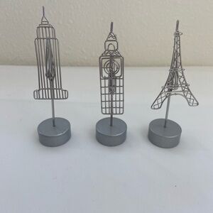 Doodles Architectural Wire Landmark Sculptures